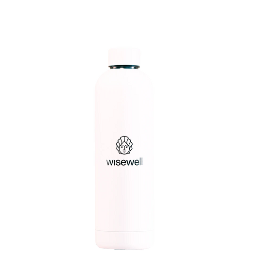 white Matte Steel Bottle