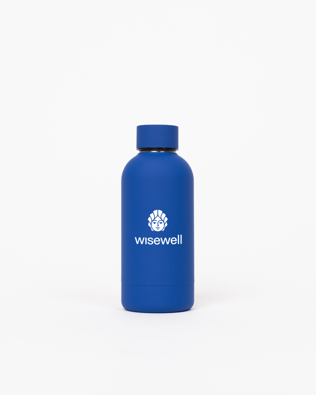 blue  Matte Steel Bottle