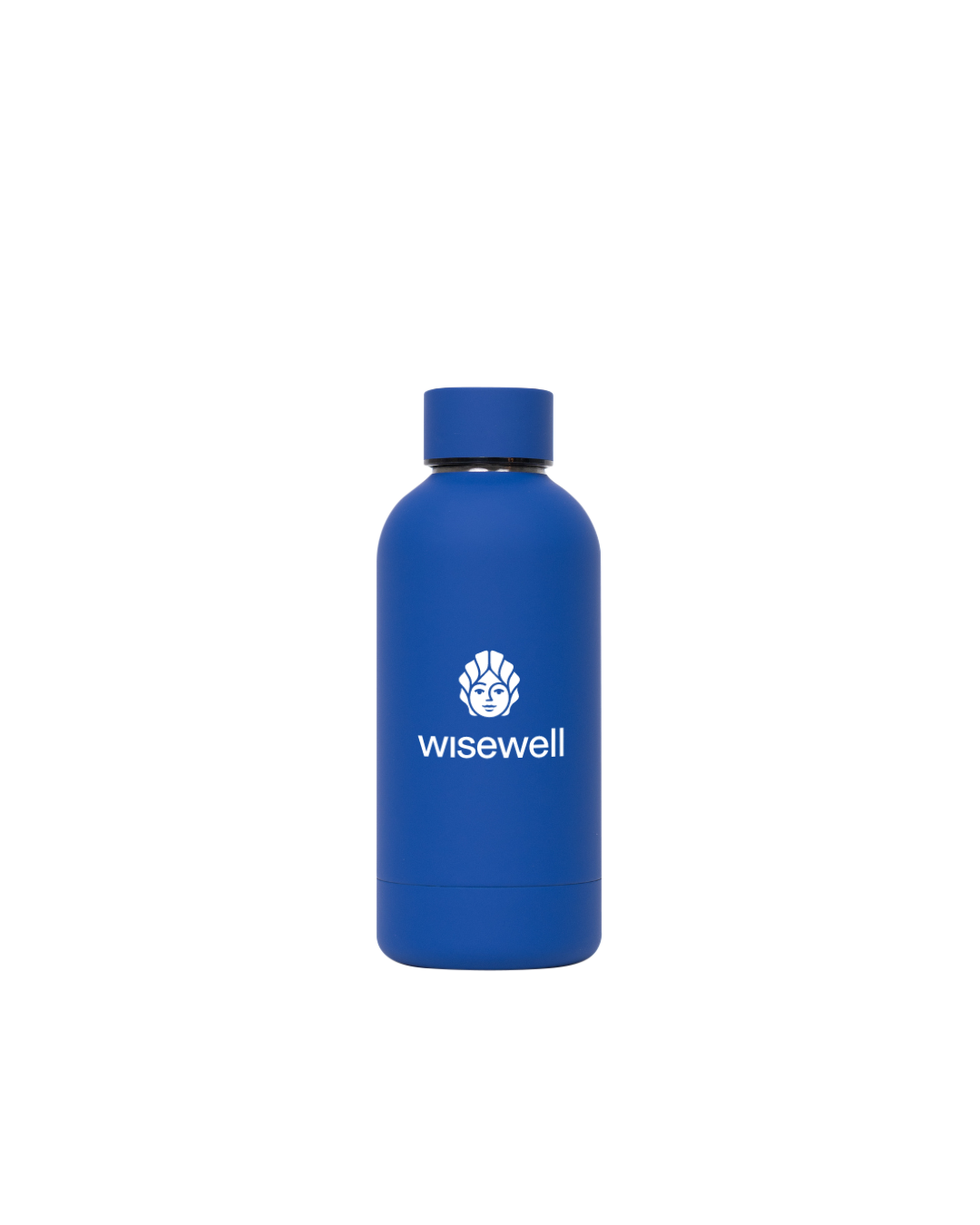 blue  Matte Steel Bottle