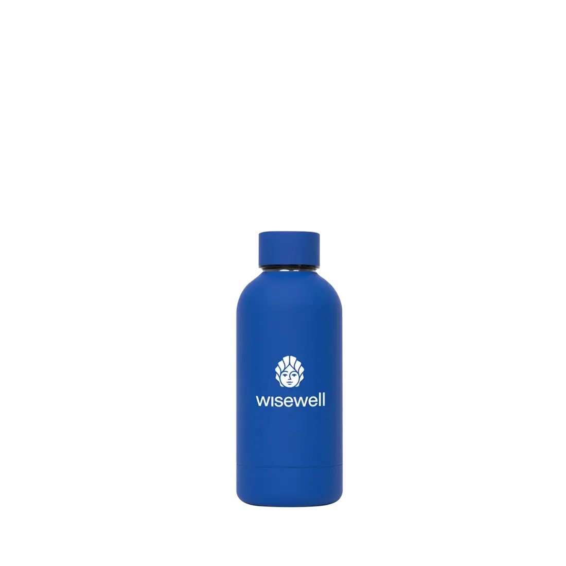 blue  Matte Steel Bottle