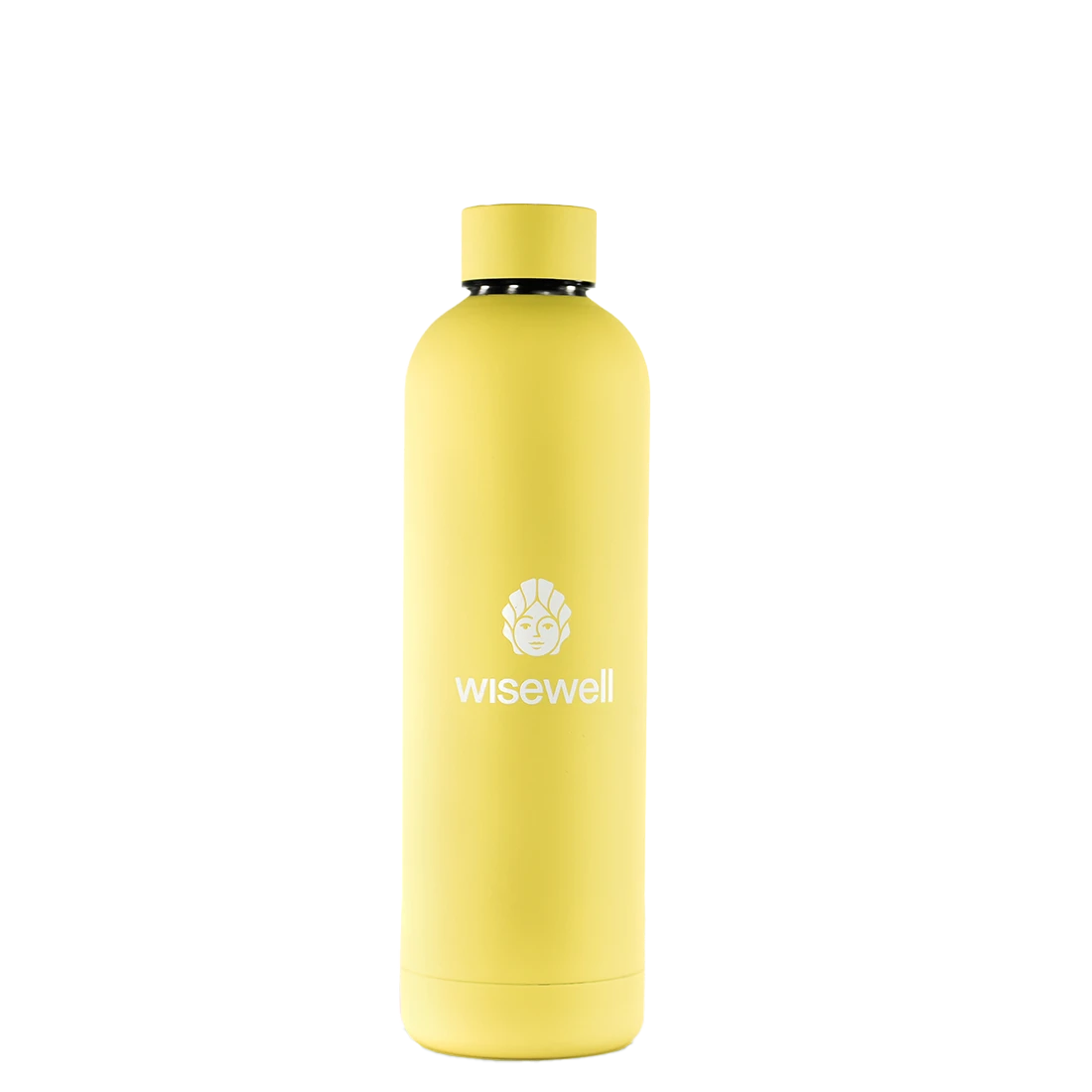 yellow  Matte Steel Bottle