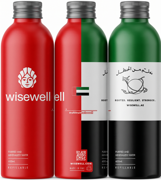 6-Pack Aluminum Bottles UAE Edition